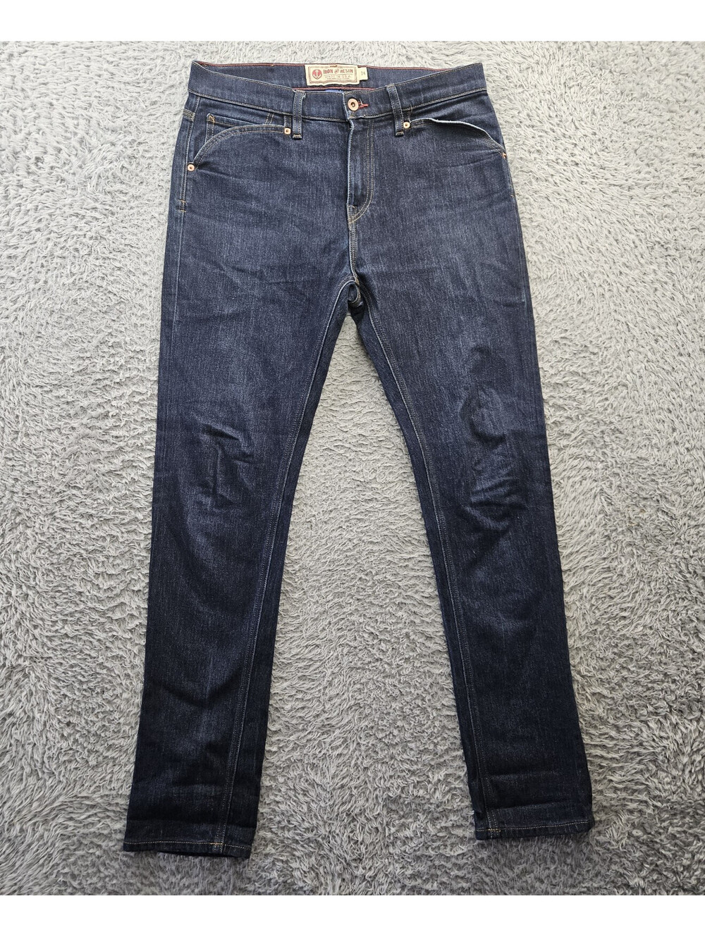 Men's Dark Indigo Slim Straight Jeans